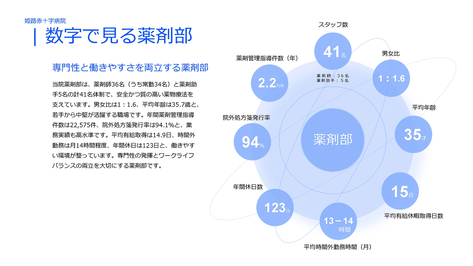 数字で見る薬剤部